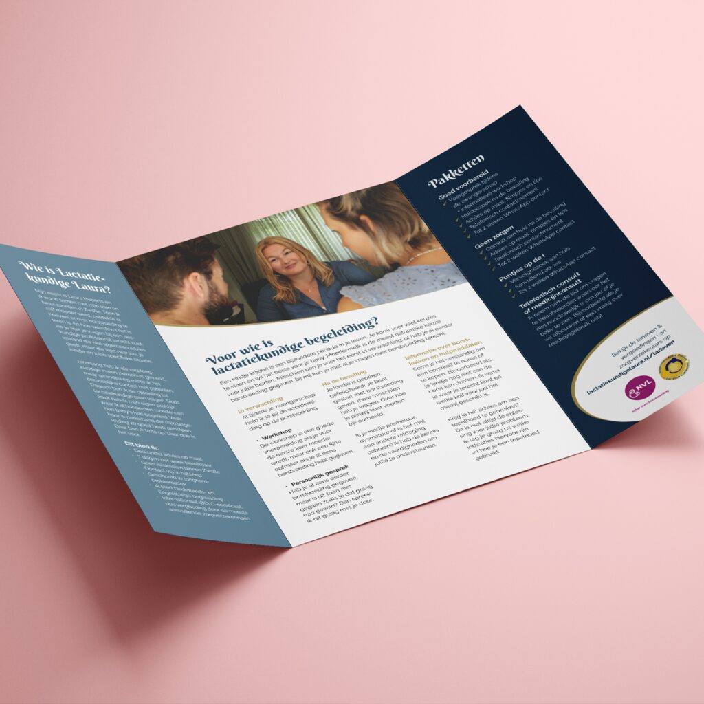 Lactatiekundige_Laura_logo-ontwerp_folder