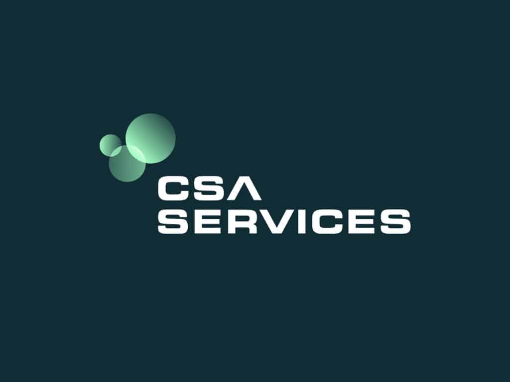 CSA Services bedrijfslogo ontwerp