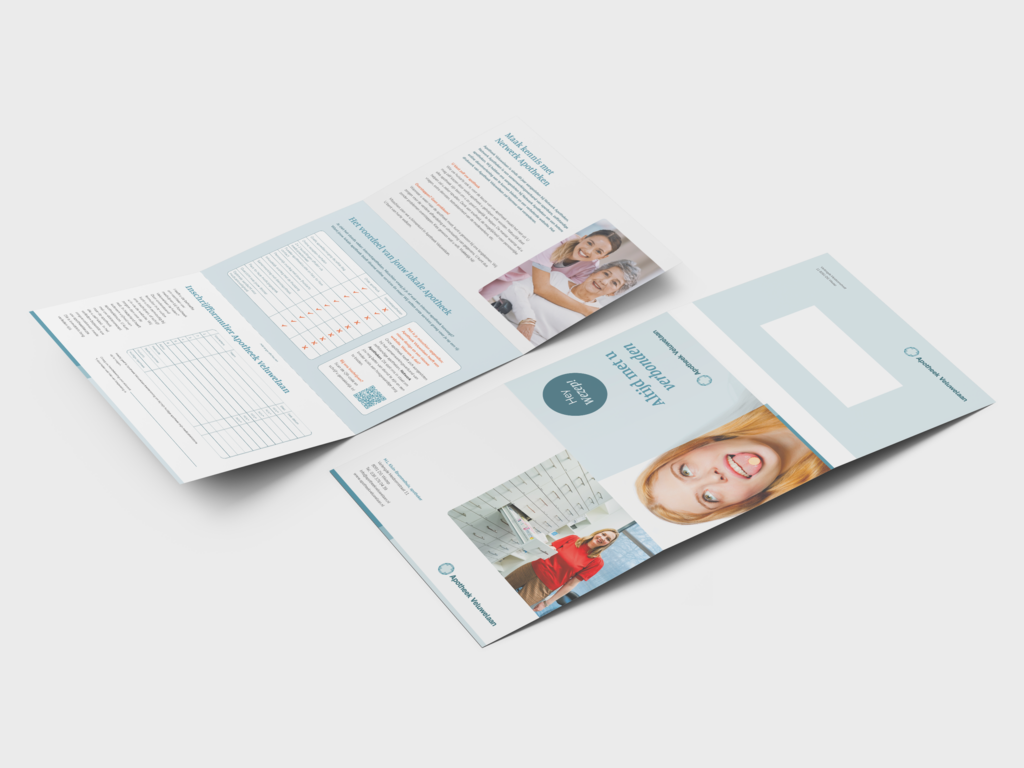 huis-aan-huis flyer Apotheek Veluwelaan