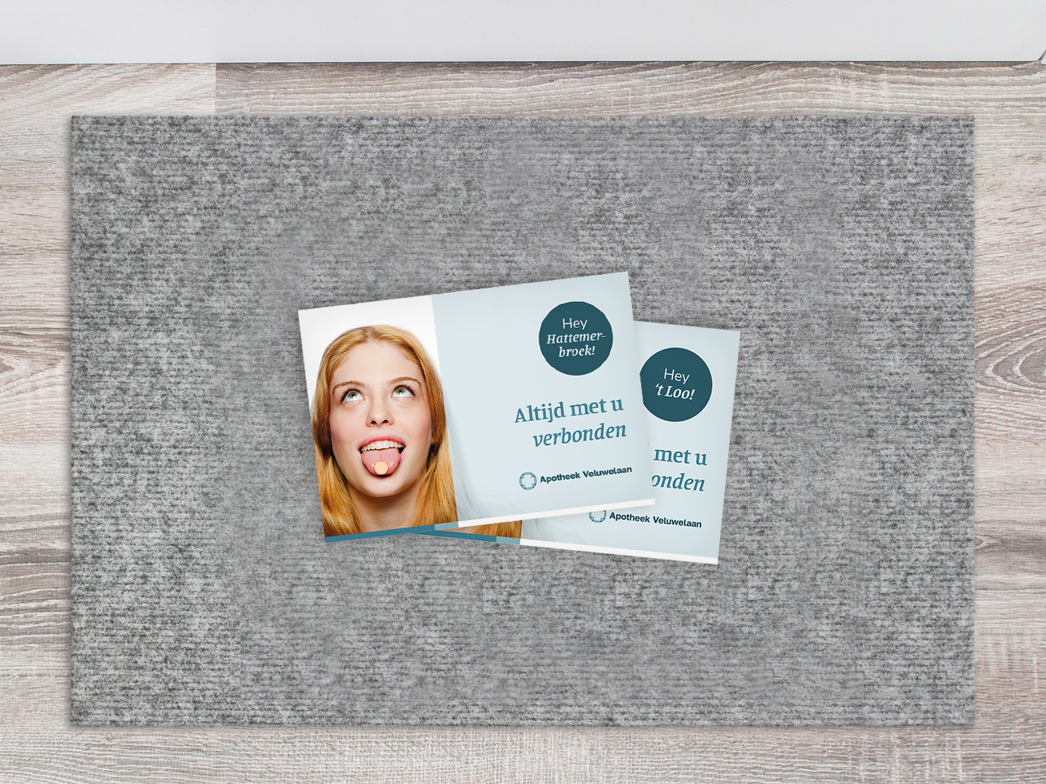 huis-aan-huis flyer Apotheek Veluwelaan