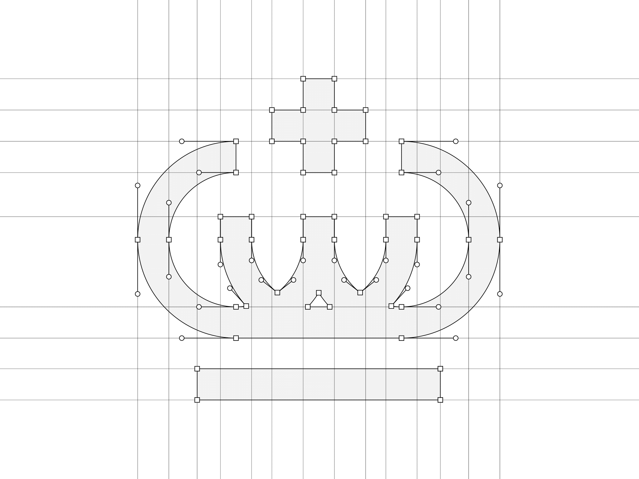 Koningsdag logo ontwerp lijnwerk door reclamebureau VORMSHOP